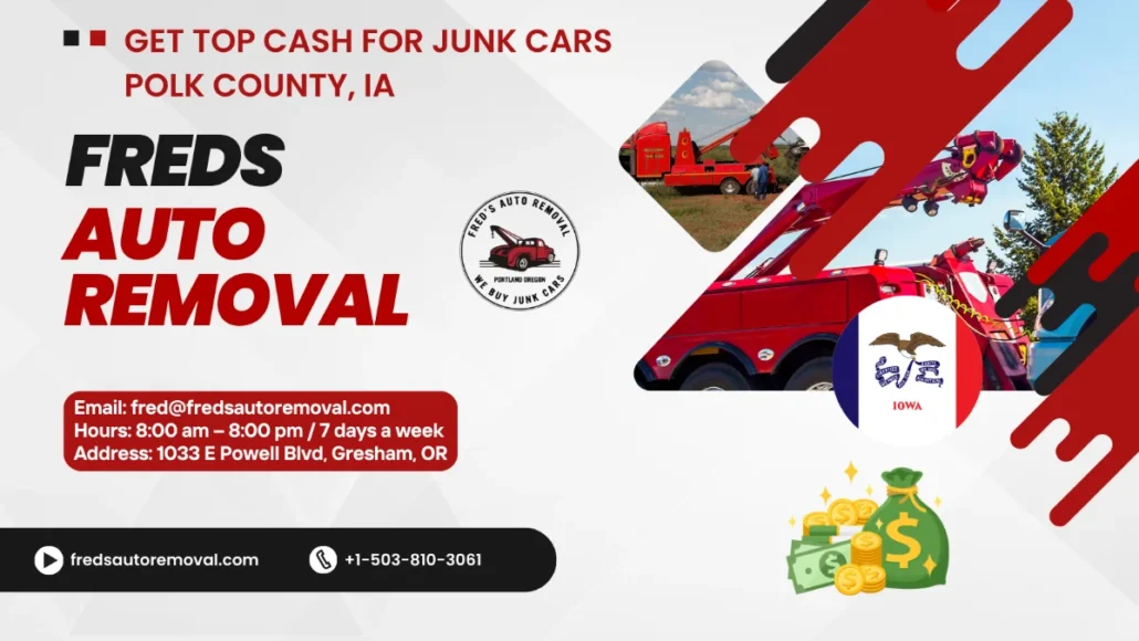 Cash for junk cars in Urbandale