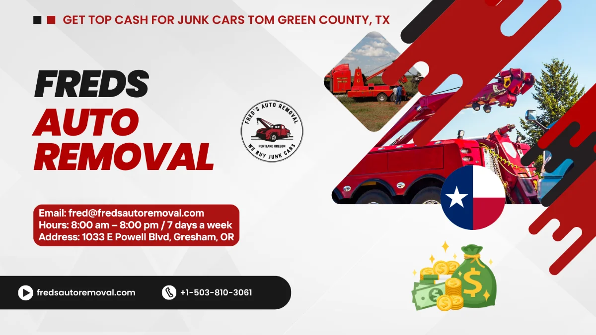 cash for junk cars Tom Green county