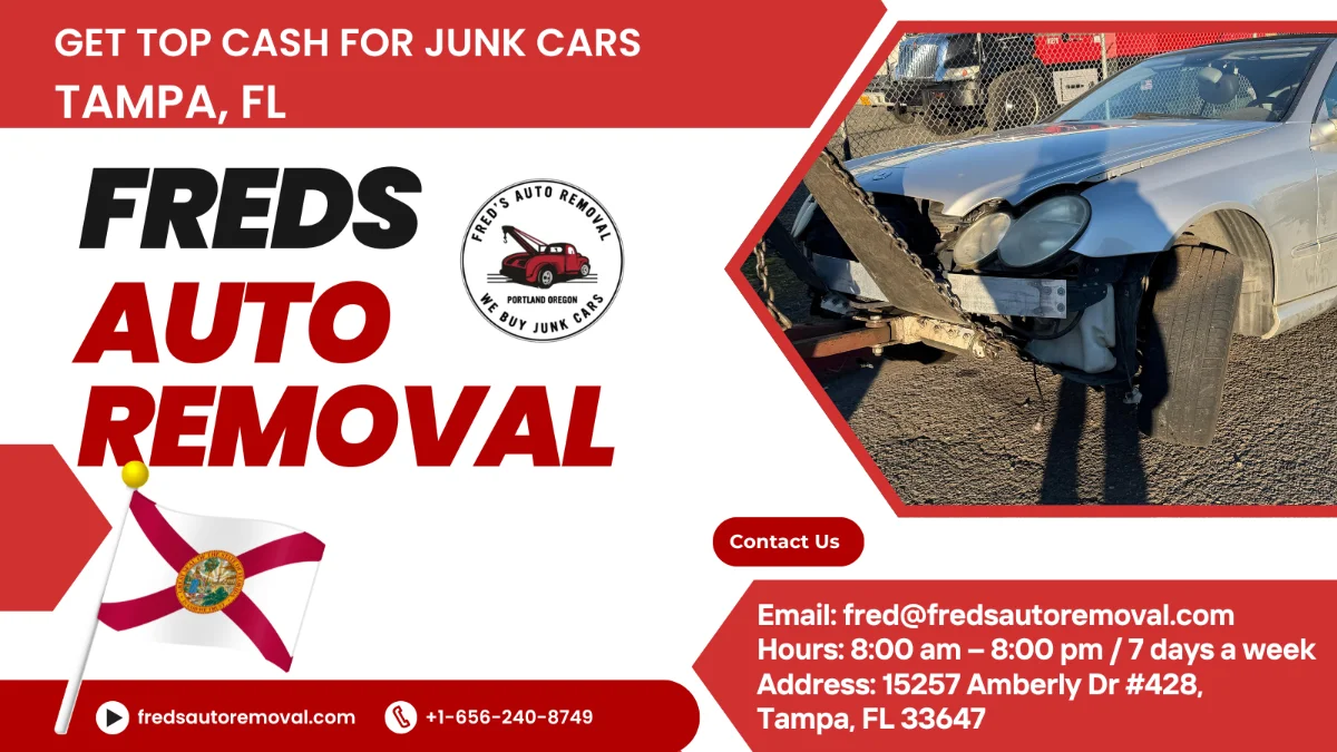 Fred’s Auto Removal Expands to Tampa, Florida – Nationwide Service You Can Trust
